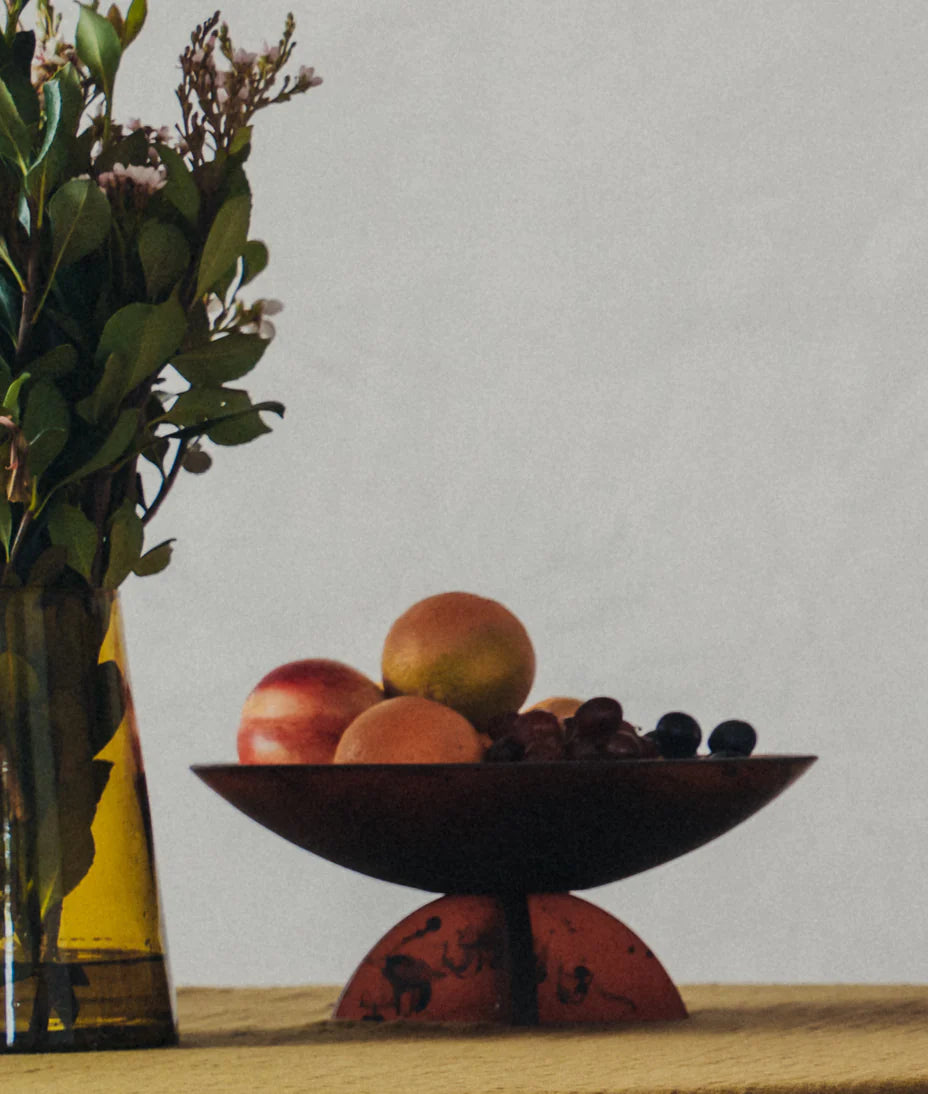 FLOW RESIN FRUIT BOWL | EARTH