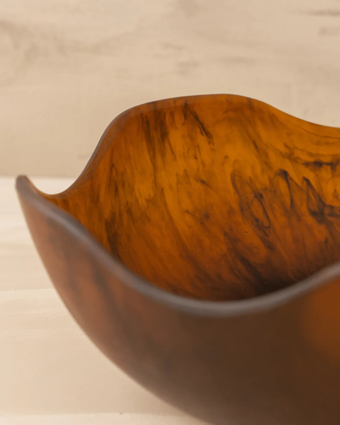 FLOW RESIN SALAD BOWL | EARTH