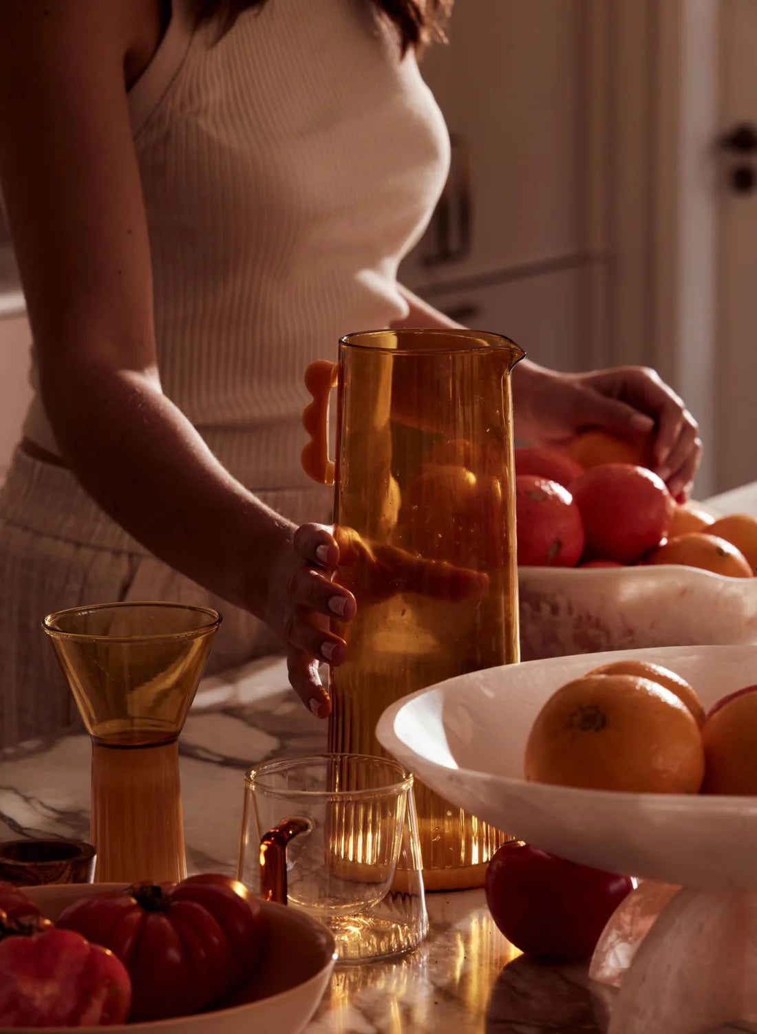 KAIROS CARAFE | YELLOW TOPAZ