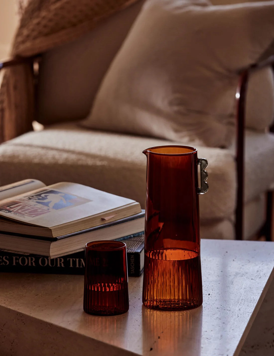 KAIROS CARAFE | DARK AMBER