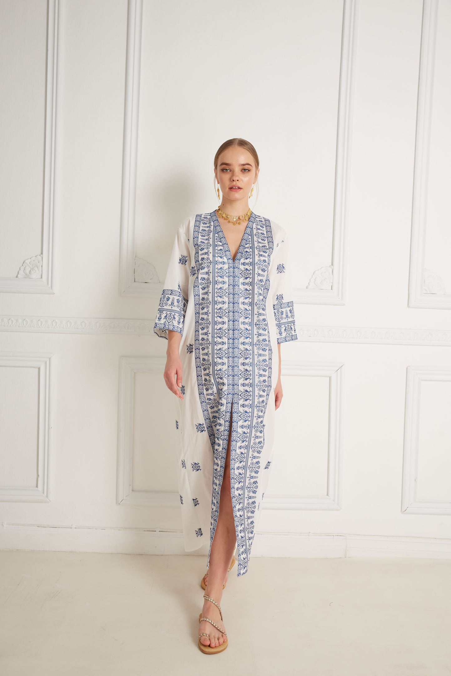 LEA KAFTAN BLUE